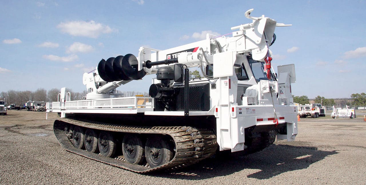 Terex General 80 Tracked Digger Derrick