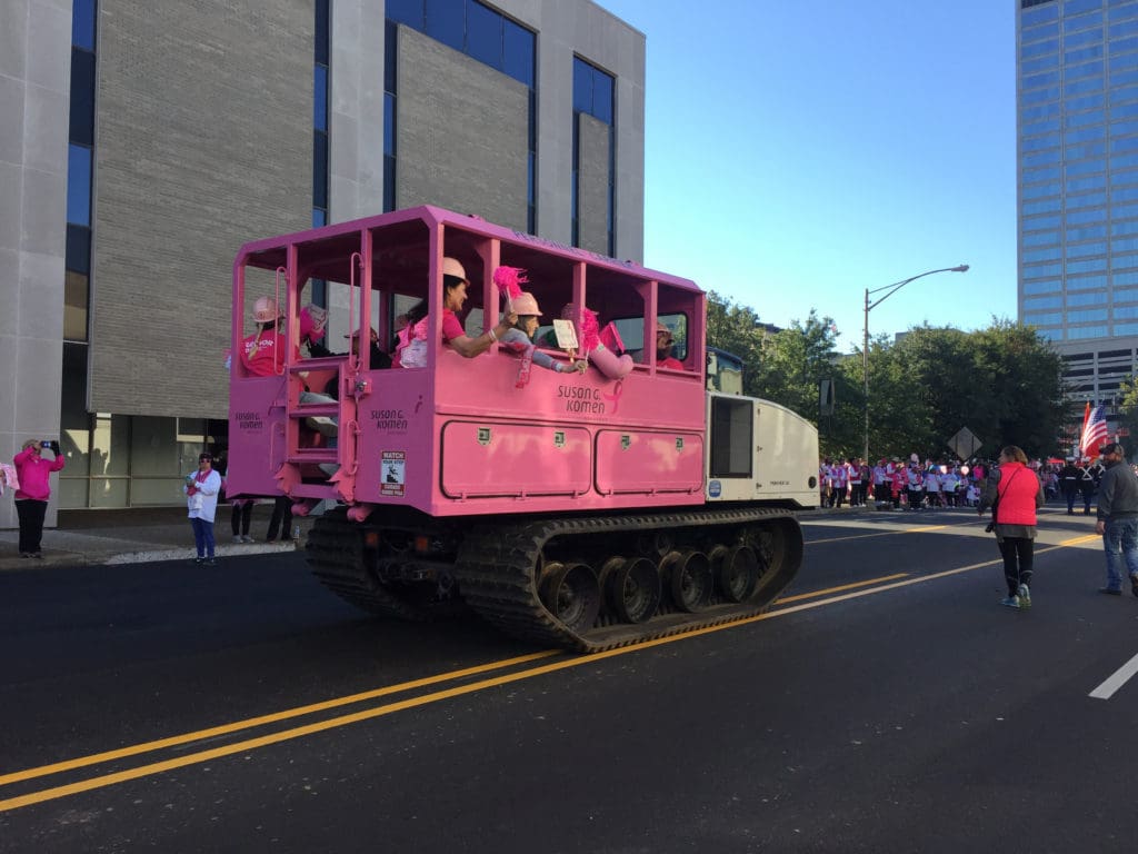 Pink Personnel Carrier