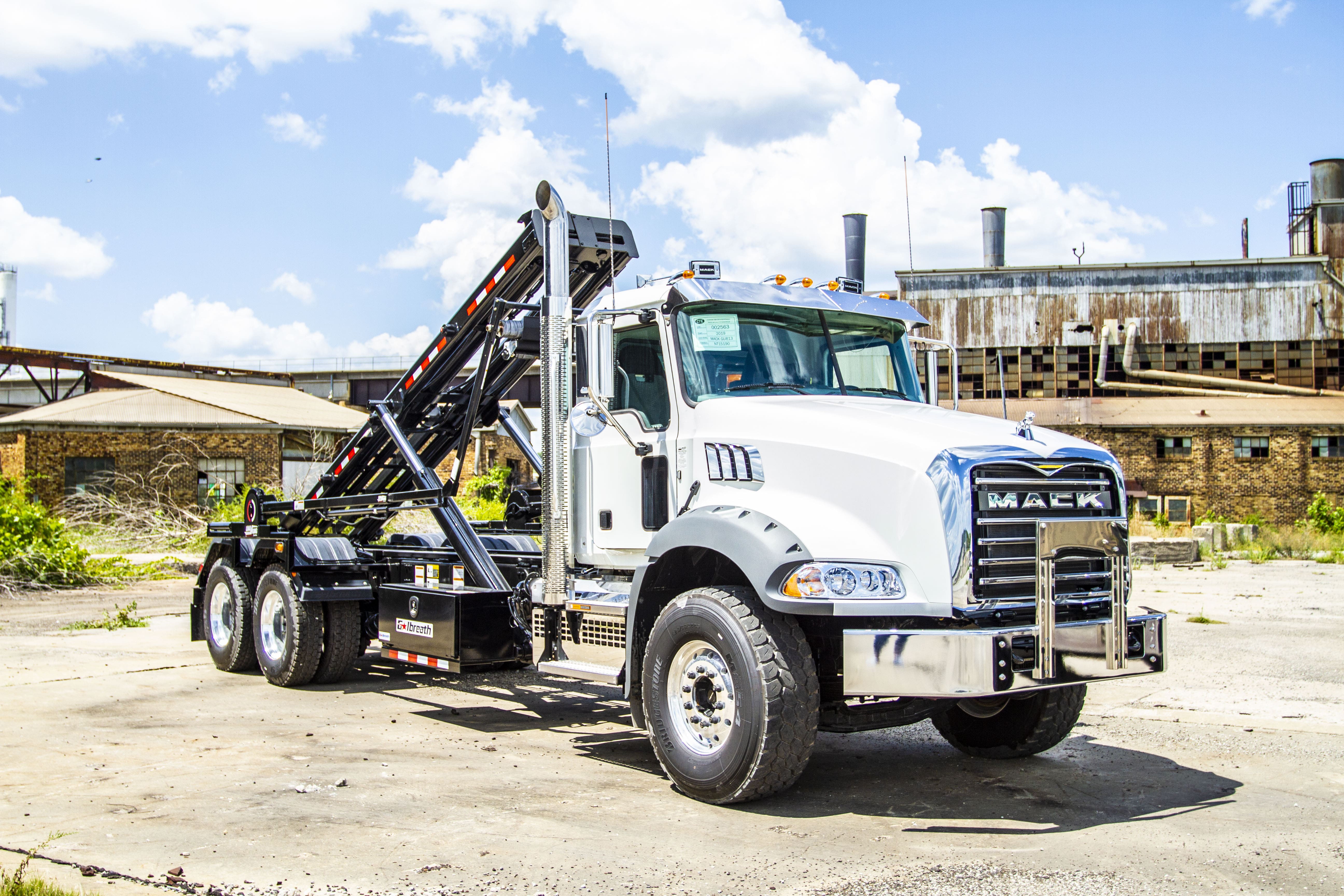 Roll-Off Truck on Mack