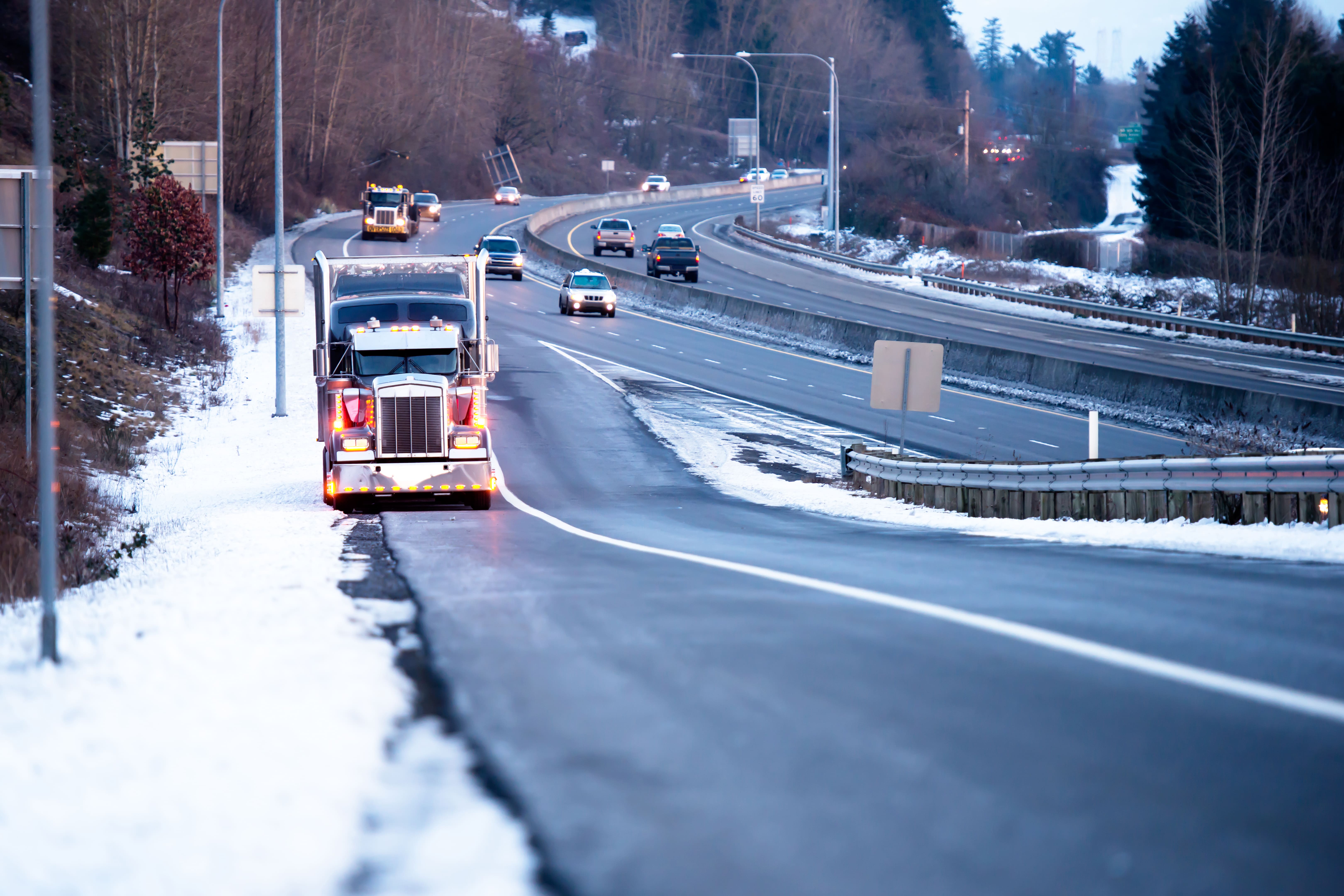 Trucking in Winter