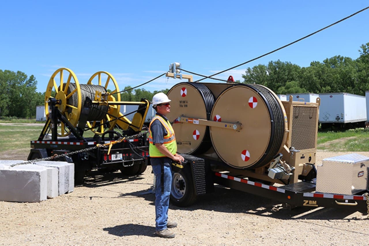 Condux Tesmec PT1250 Hydraulic PullerTensioner