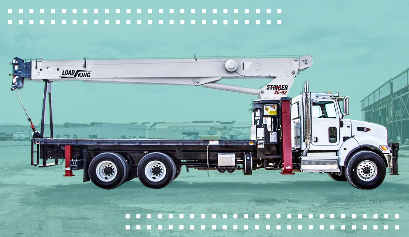 Load King Stinger cranes, revamps of the some Terex product lines