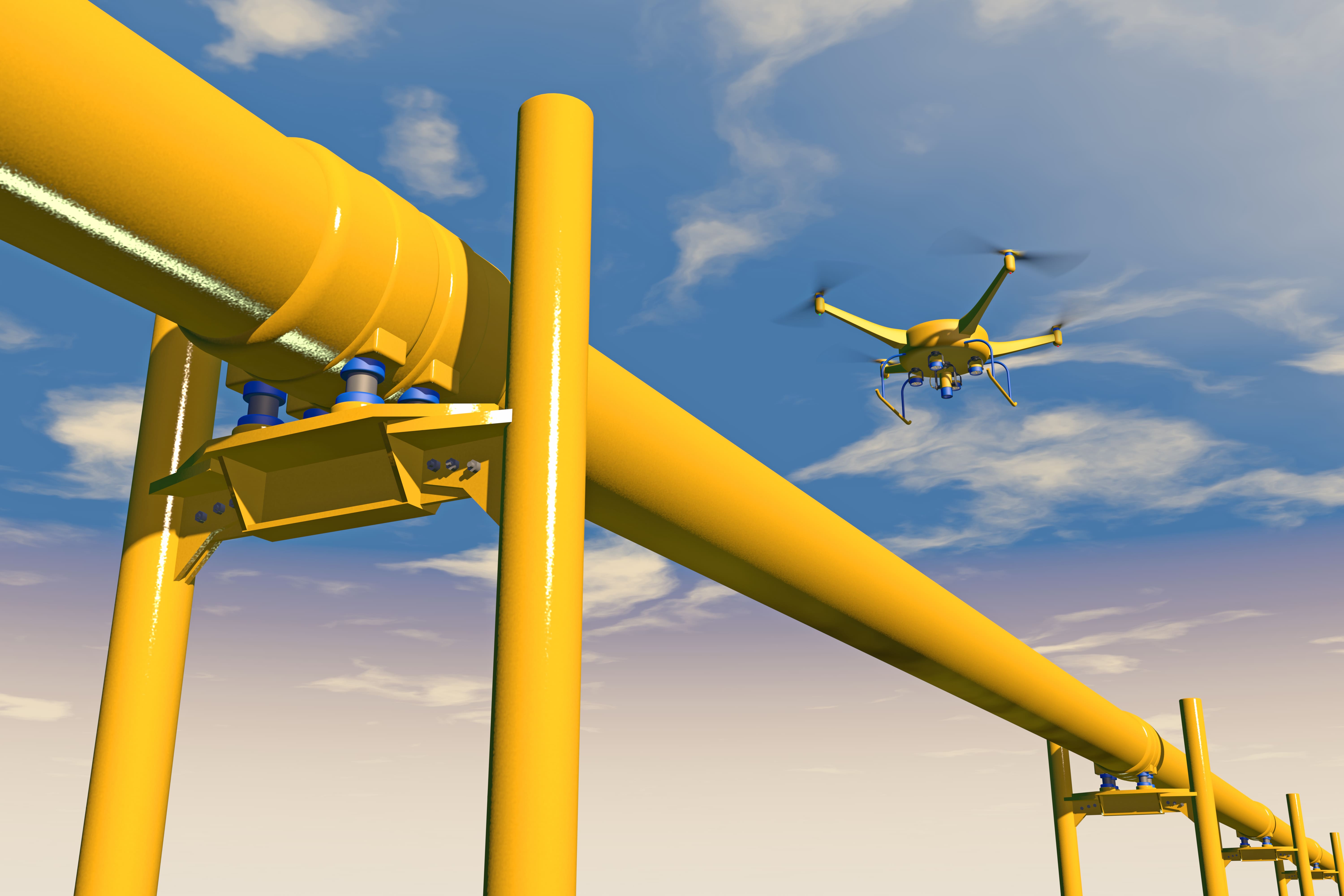 Gas Pipeline Drone Inspection