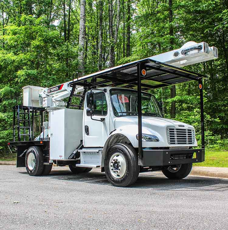 Rear Mount Forestry Bucket Truck