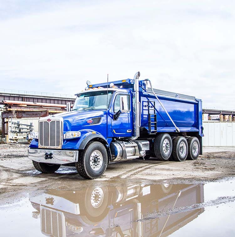 Blue Dump Truck