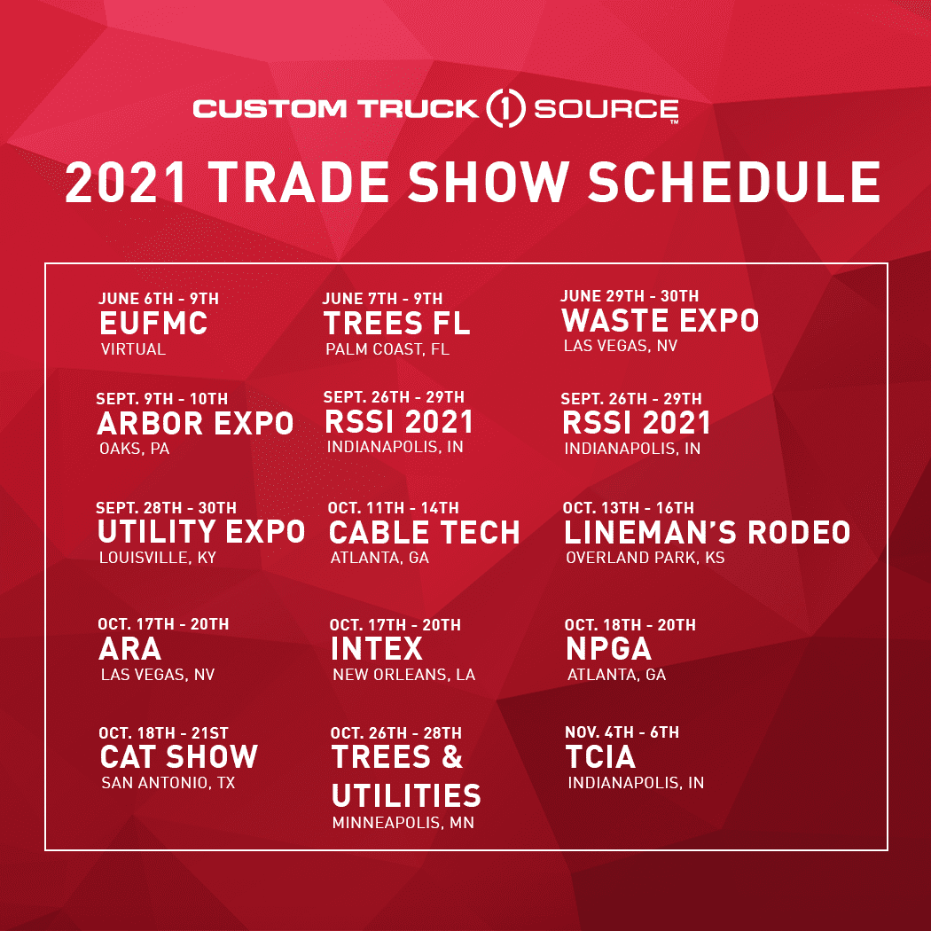 2021 Tradeshow Schedule