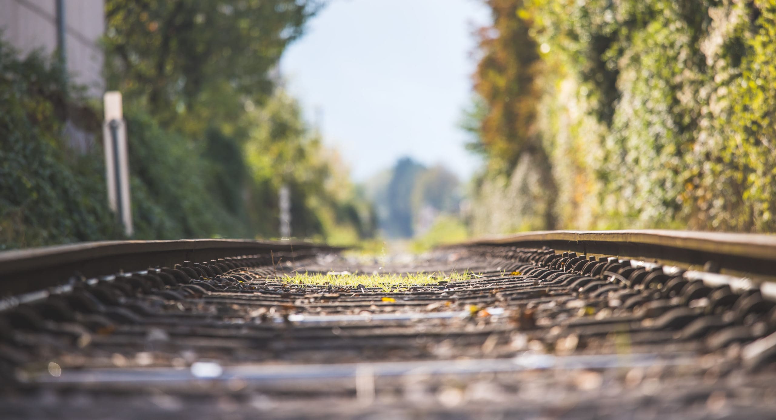 Landscape of rail tracks in fal
